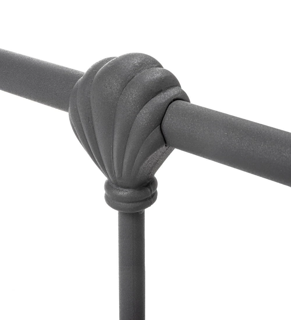 EINRICHTEN24 Metallbett Erma schwarz 90x200 6 EINRICHTEN24 Metallbett Erma schwarz 90x200 – Bild 4