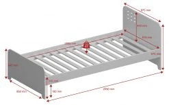 Ebuy24 Loke Bett 90x200 - Grau -Deutschland Betten Verkäufe 2022 72cbf2e2eb894722a525338f52362bac.cropped 15 396 2018 1254.processed