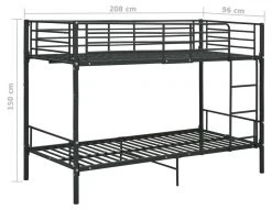 VidaXL Etagenbett - vidaXL Etagenbett Schwarz Metall 90×200 cm -Deutschland Betten Verkäufe 2022 79f936109059462b9abbbab61b3c4d3c.cropped 56 154 943 728.processed