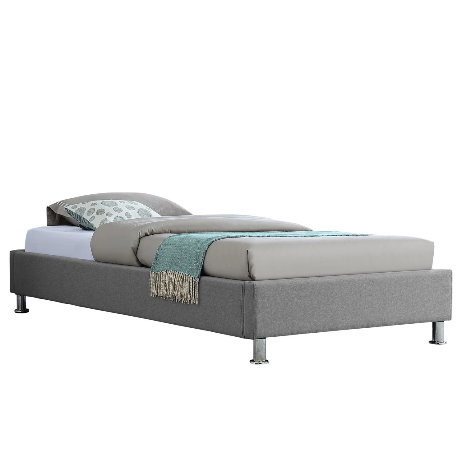 CARO-Möbel Futonbett LAREDO 90x200 cm - Grau 3 CARO-Möbel Futonbett LAREDO 90x200 cm - Grau