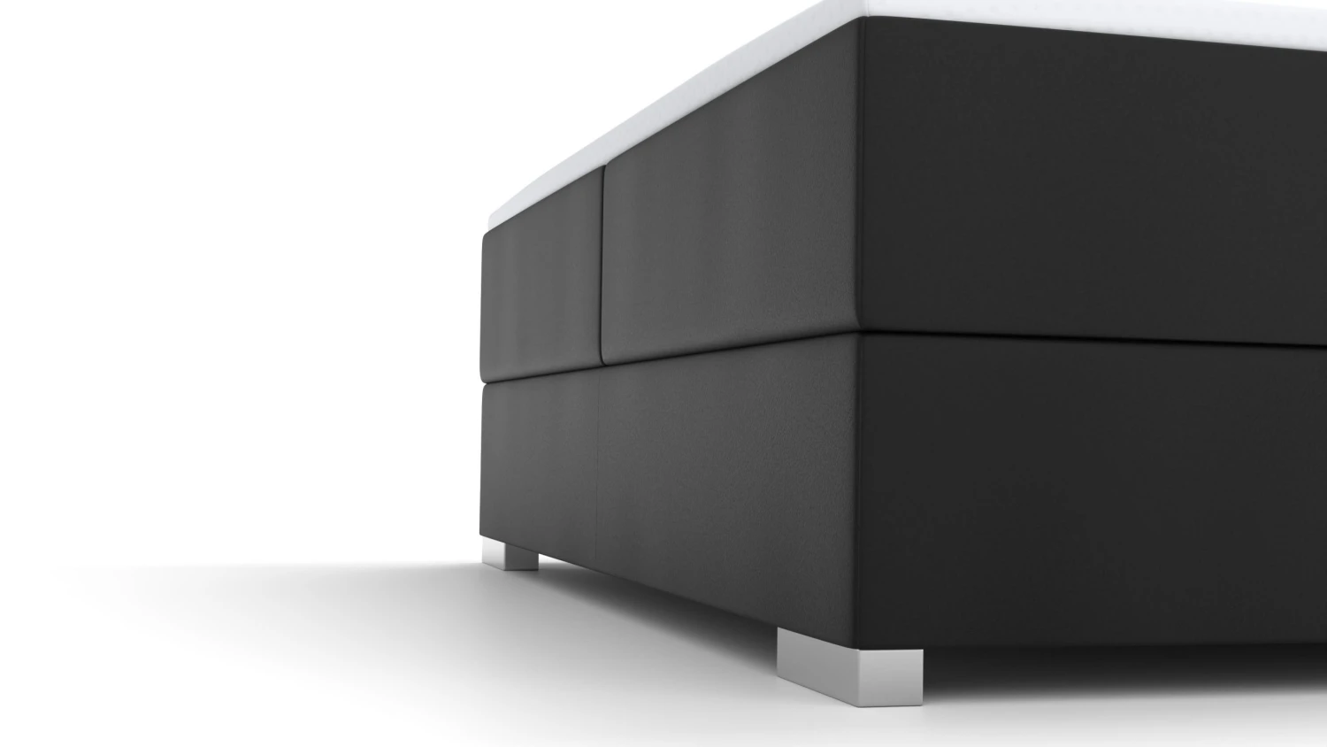 Wonello Boxspringbett Modesto mit Bettkasten - Schwarz 8 Wonello Boxspringbett Modesto mit Bettkasten - Schwarz – Bild 6