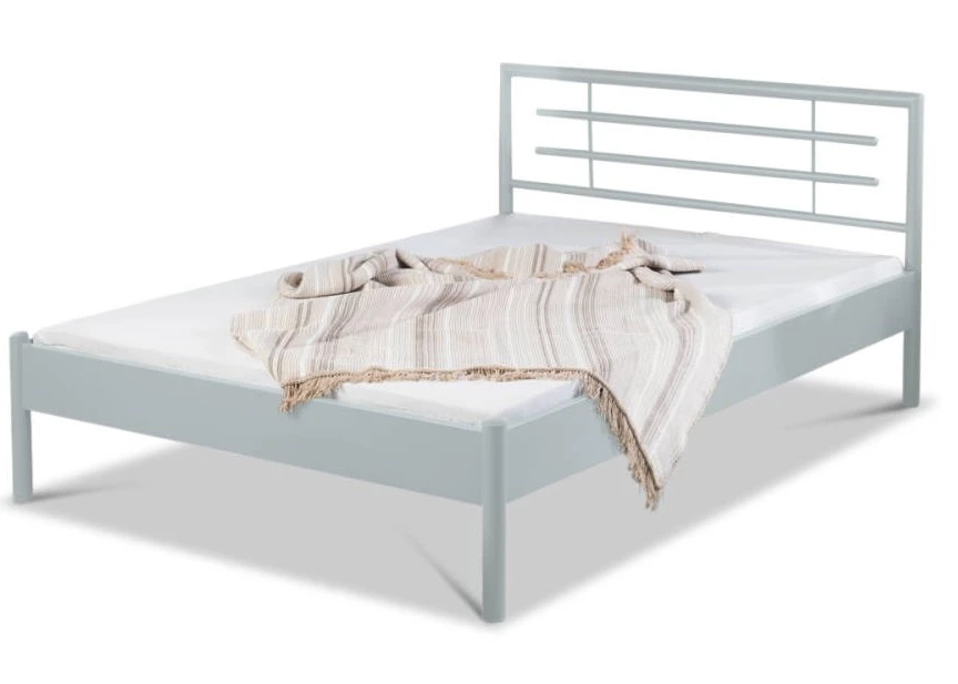EINRICHTEN24 Metallbett Lia silbergrau - Breite: 90 cm 3 EINRICHTEN24 Metallbett Lia silbergrau - Breite: 90 cm