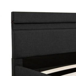VidaXL Bettgestell - vidaXL Stauraumbett Hydraulisch mit LED Dunkelgrau Stoff 180×200 cm -Deutschland Betten Verkäufe 2022 8deab95f08c54a468874cfd2cd51a992