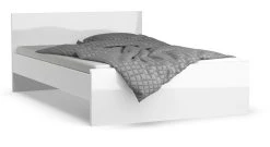 Ebuy24 Nada Bett 160 - Glas Weiß