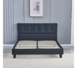 Sensoreve Bett aus schwarzem Kunstleder 120x190cm -Deutschland Betten Verkäufe 2022 946a17a17d1f417aa08587642f168cc8