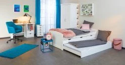 Ebuy24 Ulli Bett 90 - Ulli Bett 90 x 190 cm mit 1 Ausziehbett, 3 Schubladen, inkl. 1 Lattenrost weiß. 12 Ebuy24 Ulli Bett 90 - Ulli Bett 90 x 190 cm mit 1 Ausziehbett, 3 Schubladen, inkl. 1 Lattenrost weiß. -Deutschland Betten Verkäufe 2022 9d184022f7864d0bba36644c3b37ad8c