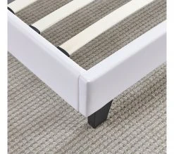 Sensoreve Bett aus weißem Kunstleder 140x190cm -Deutschland Betten Verkäufe 2022 9e39229055be4b1db2eb33afa2c1e15c