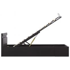 VidaXL Stauraumbett Hydraulisch mit LED - vidaXL Stauraumbett Hydraulisch mit LED Schwarz Kunstleder 90×200 cm -Deutschland Betten Verkäufe 2022 9eaa18cc08114eb4b3c25a2b0da24e4c