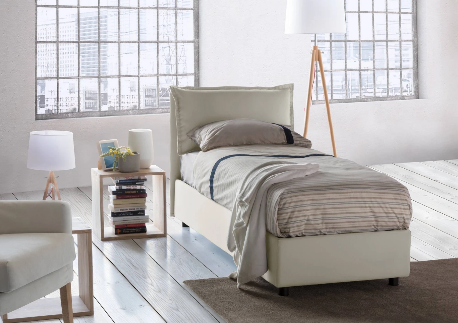 Talamo Italia Einzelbett Veronica mit 4 Talamo Italia Einzelbett Veronica mit – Bild 2