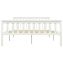 VidaXL Massivholzbett Kiefer - vidaXL Massivholzbett Weiß Kiefer 140x200 cm -Deutschland Betten Verkäufe 2022 a08467bdb38a43a2a3829d7fded01269