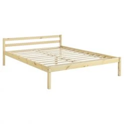 En.casa Holzbett Vimmerby 180x200 cm - Braun - 206 x 60 x 186 cm -Deutschland Betten Verkäufe 2022 a2e2e2a7b5c1446198b3ffbb61ced8ec