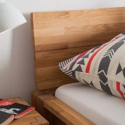 Ars Natura Massivholzbettgestell ParosWood - Eiche - 180 x 200cm -Deutschland Betten Verkäufe 2022 bett arendal massivholz 140 x 200cm eiche geoelt 4075552