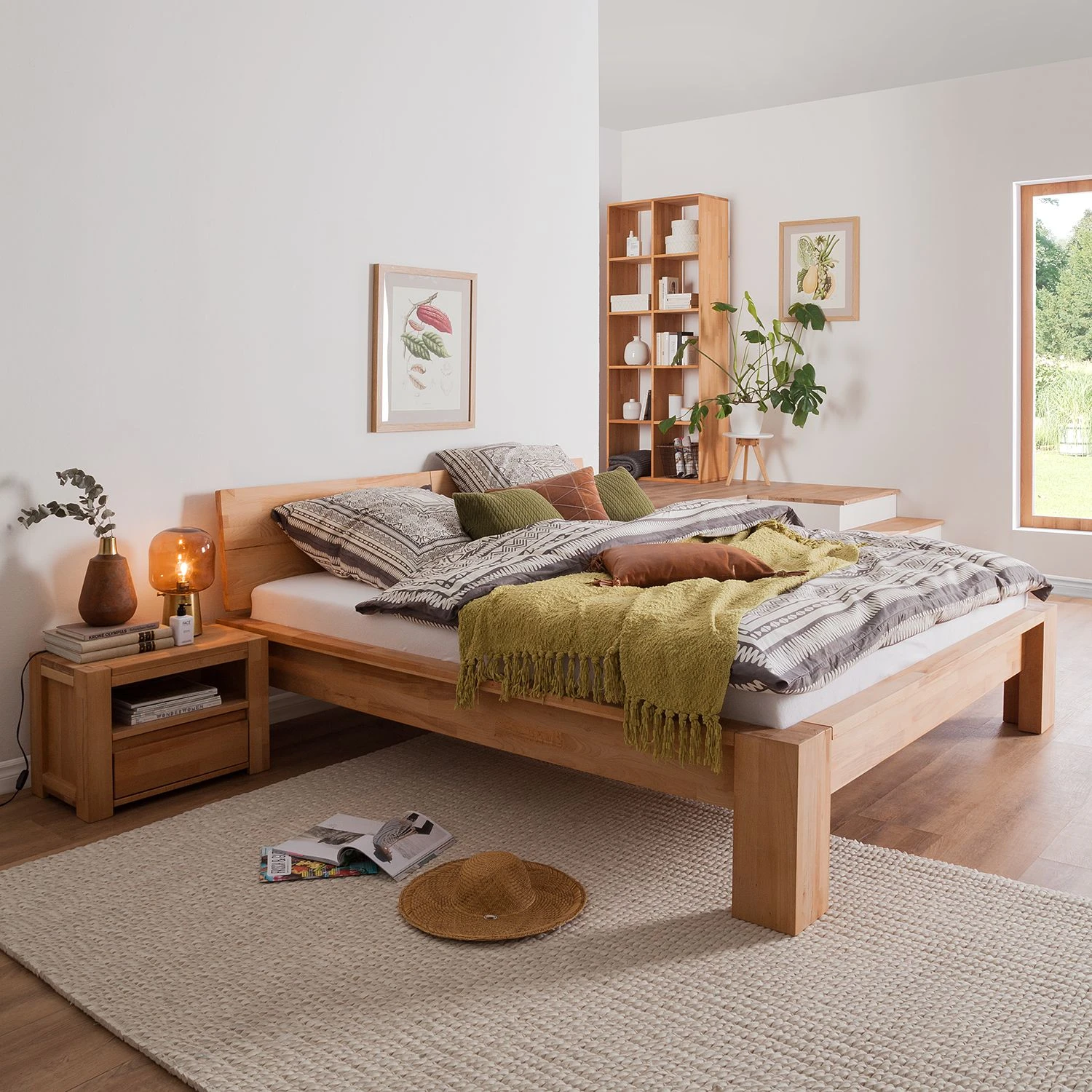 Ars Natura Massivholzbettgestell ParosWood - Buche - 180 x 200cm 4 Ars Natura Massivholzbettgestell ParosWood - Buche - 180 x 200cm – Bild 2