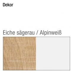 Wimex Bett Tinius - Eiche Sägerau Dekor / Weiß - 180 x 200cm -Deutschland Betten Verkäufe 2022 bett cannes eiche saegerau alpinweiss 1386668 1