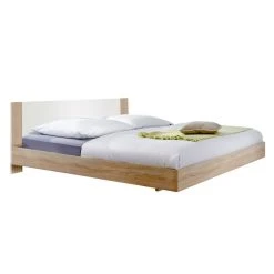 Wimex Bett Tinius - Eiche Sägerau Dekor / Weiß - 160 x 200cm