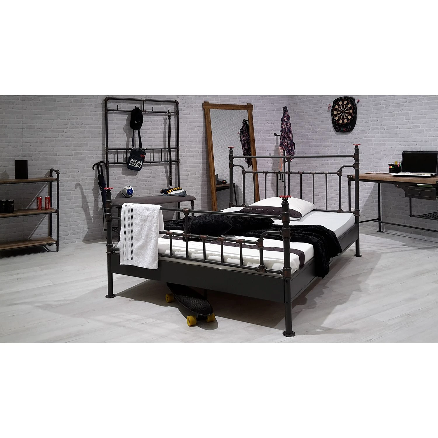 Neue Modular Bett Water Pipe - Stahl - Schwarz / Kupfer 7 Neue Modular Bett Water Pipe - Stahl - Schwarz / Kupfer – Bild 5