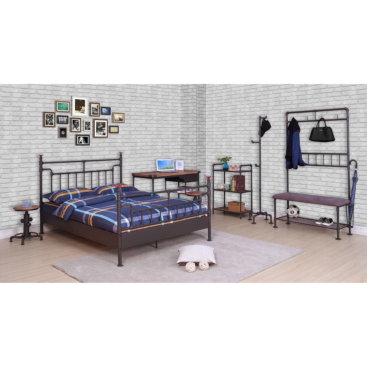 Neue Modular Bett Water Pipe - Stahl - Schwarz / Kupfer 6 Neue Modular Bett Water Pipe - Stahl - Schwarz / Kupfer – Bild 4