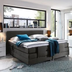 Loftscape Boxspringbett Belaja (mit Elektromotor) - Anthrazit -Deutschland Betten Verkäufe 2022 boxspringbett belaja mit elektromotor inklusive topper webstoff anthrazit 1926534