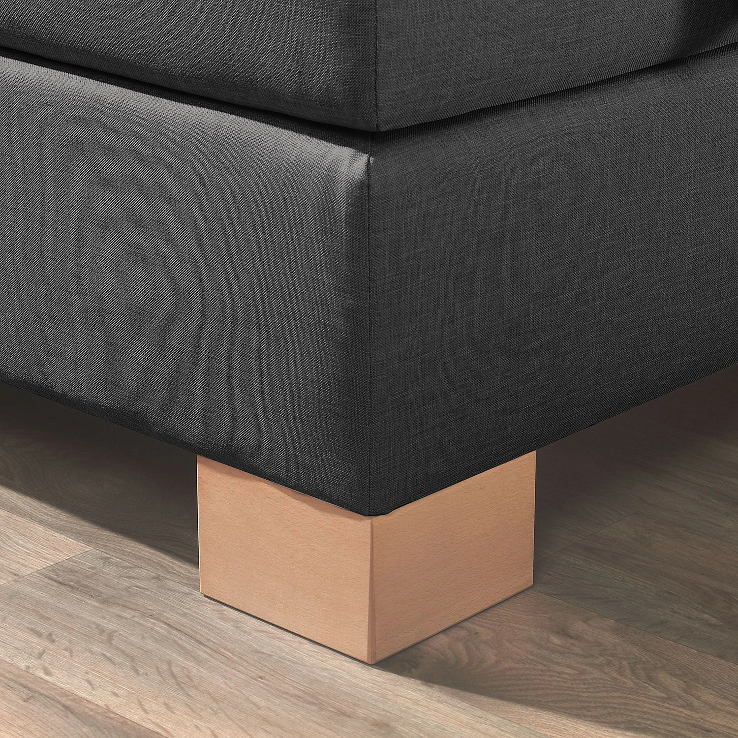 Ridgevalley Boxspringbett Bottna - Anthrazit - 200 x 200cm - Bonellfederkernmatratze - H2 6 Ridgevalley Boxspringbett Bottna - Anthrazit - 200 x 200cm - Bonellfederkernmatratze - H2 – Bild 4