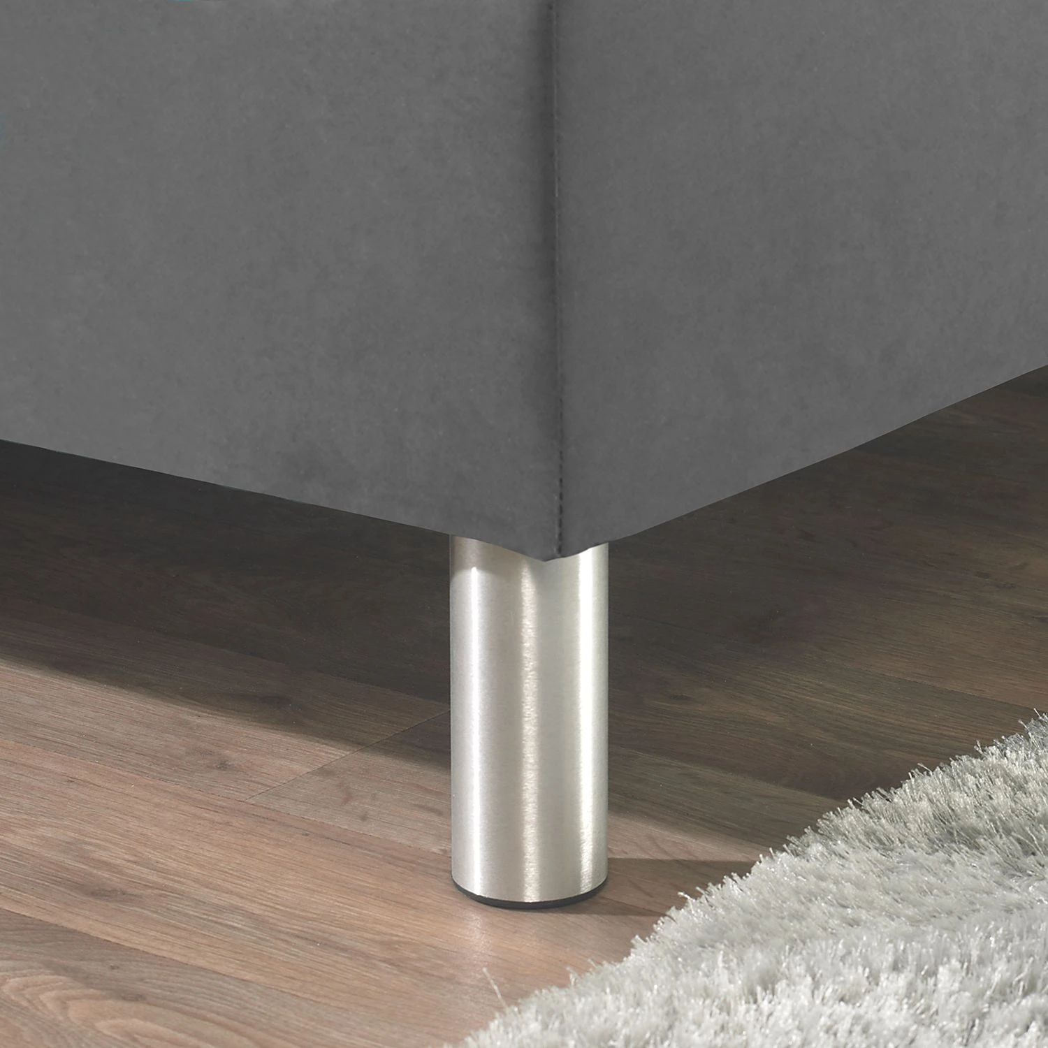 Loftscape Boxspringbett Hedensted - Grau - 200 x 200cm - Tonnentaschenfederkernmatratze - H3 7 Loftscape Boxspringbett Hedensted - Grau - 200 x 200cm - Tonnentaschenfederkernmatratze - H3 – Bild 5