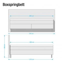 Loftscape Boxspringbett Hedensted - Grau - 200 x 200cm - Tonnentaschenfederkernmatratze - H3 16 Loftscape Boxspringbett Hedensted - Grau - 200 x 200cm - Tonnentaschenfederkernmatratze - H3 -Deutschland Betten Verkäufe 2022 boxspringbett hedensted microfaser 200 x 200cm h2 bis 80 kg kaltschaummatratze braun 4295724