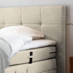 Loftscape Boxspringbett Jamana - Creme -Deutschland Betten Verkäufe 2022 boxspringbett jamana motorisch verstellbar inkl topper webstoff creme 4936336