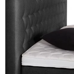 Maison Belfort Boxspringbett La Chatre - Anthrazit - 160 x 200cm -Deutschland Betten Verkäufe 2022 boxspringbett la chatre webstoff 3659905