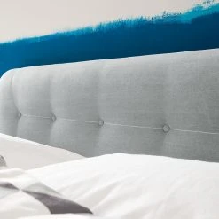 Mørteens Boxspringbett Mälby - Lichtgrau - 200 x 200cm -Deutschland Betten Verkäufe 2022 boxspringbett maelby webstoff 140 x 200cm hellgrau 3784096