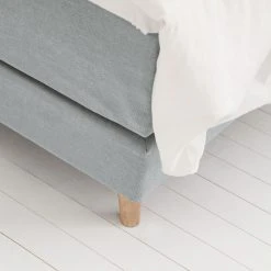 Mørteens Boxspringbett Mälby - Lichtgrau - 200 x 200cm -Deutschland Betten Verkäufe 2022 boxspringbett maelby webstoff 140 x 200cm hellgrau 3784100