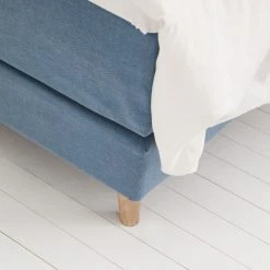 Mørteens Boxspringbett Mälby - Matt Hellblau - 200 x 200cm -Deutschland Betten Verkäufe 2022 boxspringbett maelby webstoff 140 x 200cm matt hellblau 3784176