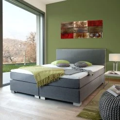 Fredriks Boxspringbett Ramona II - Grau - 180 x 200cm -Deutschland Betten Verkäufe 2022 boxspringbett ramona ii 180 x 200cm grau 522944