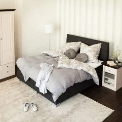 Fredriks Boxspringbett Ramona III - 180 x 200cm -Deutschland Betten Verkäufe 2022 boxspringbett ramona iii inklusive topper strukturstoff anthrazit 180 x 200cm 534104