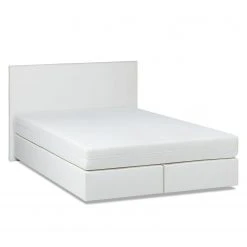 Fredriks Boxspringbett Ramona VI Kunstleder - Weiß - 140 x 200cm -Deutschland Betten Verkäufe 2022 boxspringbett ramona vi 140 x 200cm weiss 4056688