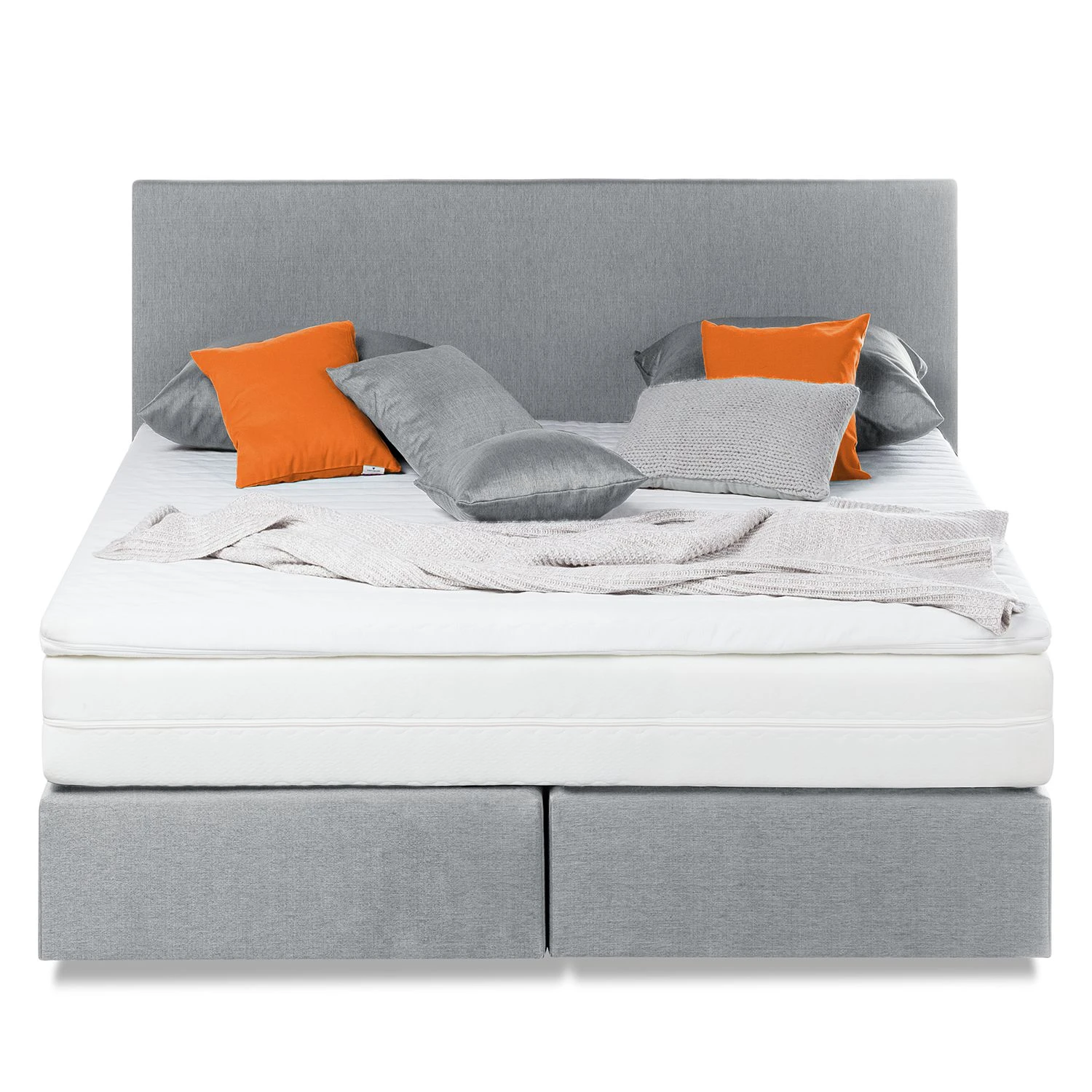 Fredriks Boxspringbett Ramona VII - Hellgrau - 140 x 200cm 7 Fredriks Boxspringbett Ramona VII - Hellgrau - 140 x 200cm – Bild 5