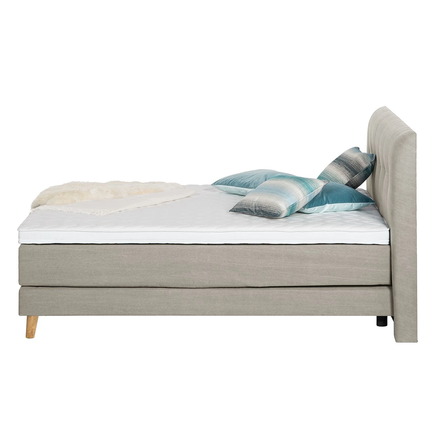 Mørteens Boxspringbett Mälby - Beige - 200 x 200cm 9 Mørteens Boxspringbett Mälby - Beige - 200 x 200cm – Bild 7