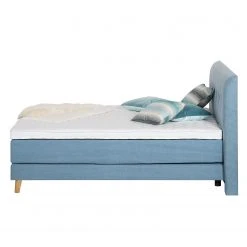 Mørteens Boxspringbett Mälby - Matt Hellblau - 200 x 200cm -Deutschland Betten Verkäufe 2022 boxspringbett sorsele webstoff 3676641