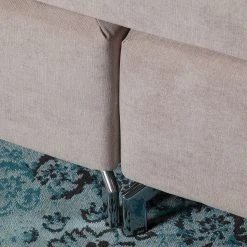 Maison Belfort Boxspringbett Dogali - Velours - Beige - 160 x 200cm -Deutschland Betten Verkäufe 2022 boxspringett dogali velours hellgrau 140 x 200cm 4393284