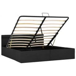 VidaXL Bettgestell - vidaXL Stauraumbett Hydraulisch mit LED Dunkelgrau Stoff 180×200 cm -Deutschland Betten Verkäufe 2022 c2a6f55623e943308674463627af9a80