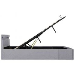 VidaXL Bettgestell - vidaXL Stauraumbett Hydraulisch mit LED Hellgrau Stoff 180×200 cm 20 VidaXL Bettgestell - vidaXL Stauraumbett Hydraulisch mit LED Hellgrau Stoff 180×200 cm -Deutschland Betten Verkäufe 2022 c423330ad2f547cc9aa595099dc34075