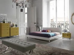 ANGEL CERDA Polsterbett aus weißem Kunstleder -Deutschland Betten Verkäufe 2022 c69f6ed9841a4c909522cd53a85faf86