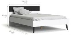 Ebuy24 Napoli Doppelbett 140x200 - Schwarz -Deutschland Betten Verkäufe 2022 c826fd7f75144c0ba02d6d5ac461cc7c.cropped 4 15 749 376.processed