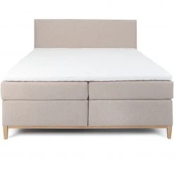 Wonello Boxspringbett Motala - Eiche Dekor - Beige - Breite: 180 cm -Deutschland Betten Verkäufe 2022 ca491eee093b4464b391e8ce7b2a9c3f