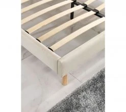 Sensoreve Bettgestell aus weißem Stoff 160x200cm -Deutschland Betten Verkäufe 2022 ceb93e55c4c2445ea6d5dff1ea8d96f9