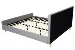 Polsterbett HWC-J98 + Lattenrost 180cm - Grau -Deutschland Betten Verkäufe 2022 d0971f953c5e4eba8895023b3d8412bd