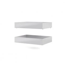 Ebuy24 Nada Bett - Glas Weiß