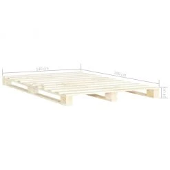 VidaXL Palettenbett Massivholz Kiefer - vidaXL Palettenbett Massivholz Kiefer 140×200 cm -Deutschland Betten Verkäufe 2022 d848c77921e545ad8c057f7e7c1fcaef