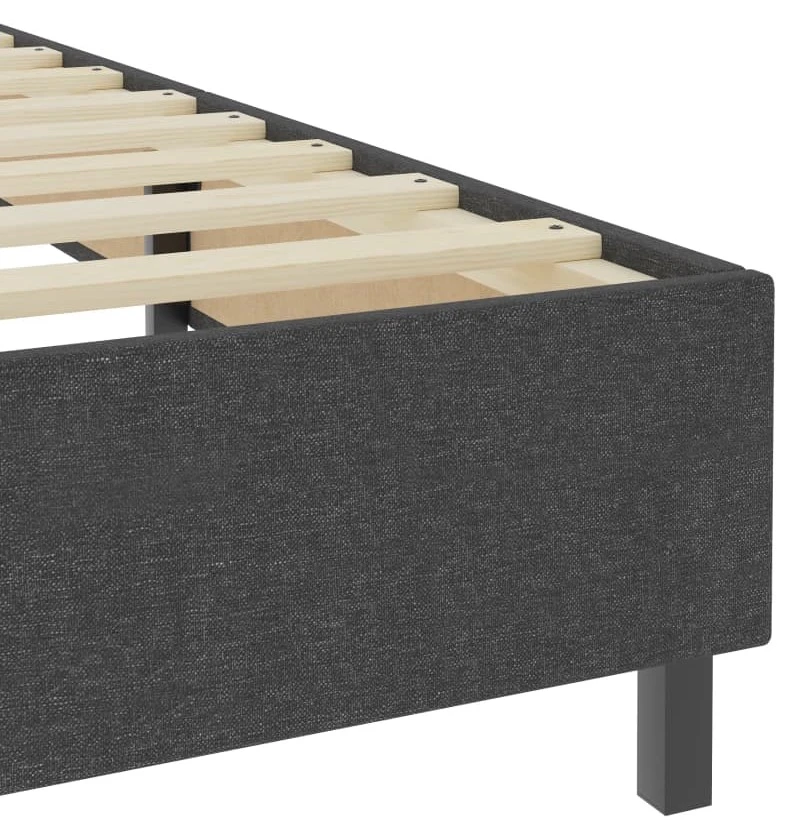 VidaXL Boxspringbett Dunkelgrau Stoff - vidaXL Boxspringbett Dunkelgrau Stoff 90x200 cm 15 VidaXL Boxspringbett Dunkelgrau Stoff - vidaXL Boxspringbett Dunkelgrau Stoff 90x200 cm – Bild 13