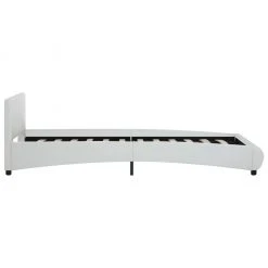 VidaXL Bettgestell mit LED Weiß Kunstleder - vidaXL Bettgestell mit LED Weiß Kunstleder 90 x 200 cm -Deutschland Betten Verkäufe 2022 dd463feefccf42d195f51f92ab2005ab