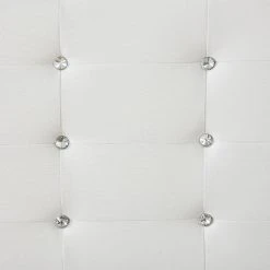 CARO-Möbel Polsterbett DELAWARE 90x200 cm - Weiß -Deutschland Betten Verkäufe 2022 de2878f7aeed4af4b545d4bbc42a947e