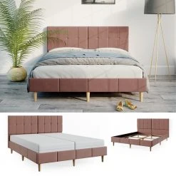 VitaliSpa Polsterbett „Iris“ 160x200cm Desert -Deutschland Betten Verkäufe 2022 dea42250e41a4362a4431317a02439ca